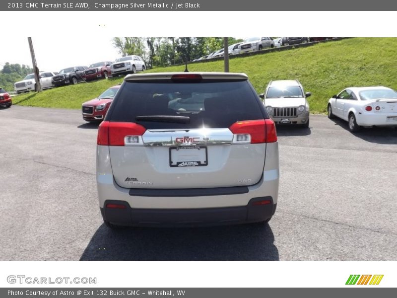 Champagne Silver Metallic / Jet Black 2013 GMC Terrain SLE AWD