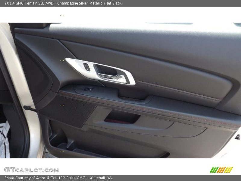 Champagne Silver Metallic / Jet Black 2013 GMC Terrain SLE AWD