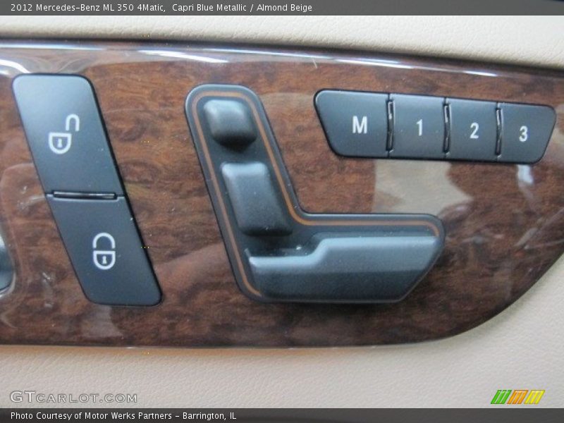Capri Blue Metallic / Almond Beige 2012 Mercedes-Benz ML 350 4Matic