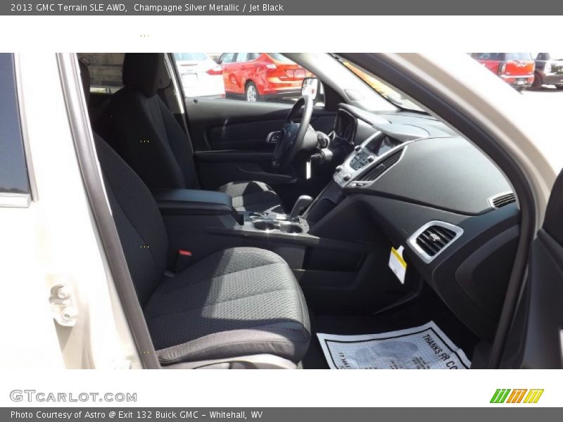 Champagne Silver Metallic / Jet Black 2013 GMC Terrain SLE AWD