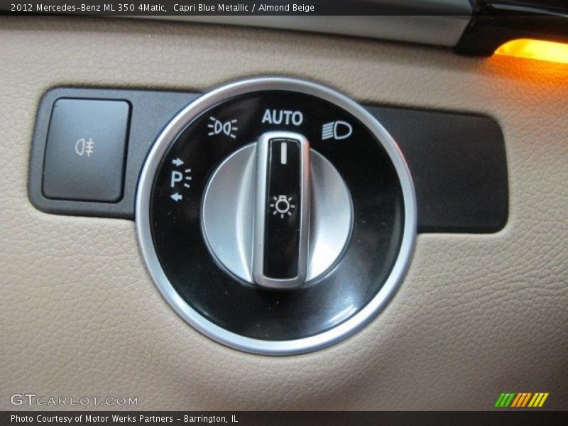 Capri Blue Metallic / Almond Beige 2012 Mercedes-Benz ML 350 4Matic