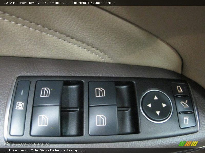 Capri Blue Metallic / Almond Beige 2012 Mercedes-Benz ML 350 4Matic
