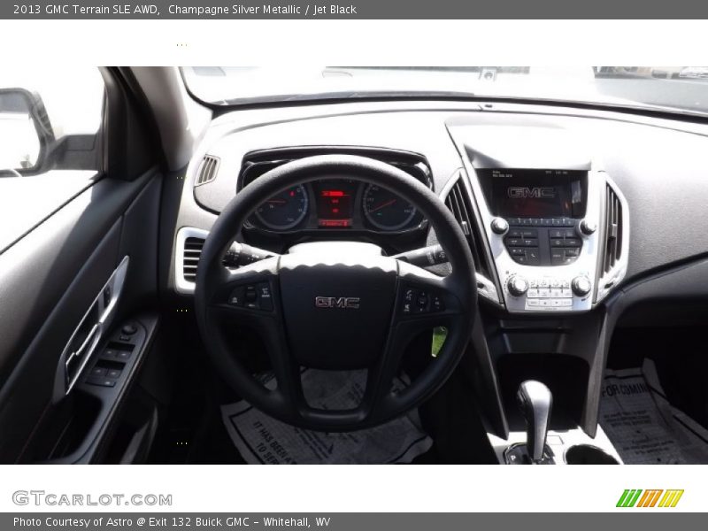 Champagne Silver Metallic / Jet Black 2013 GMC Terrain SLE AWD