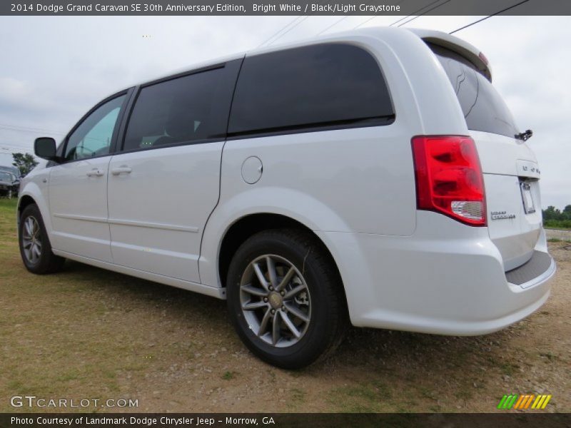 Bright White / Black/Light Graystone 2014 Dodge Grand Caravan SE 30th Anniversary Edition