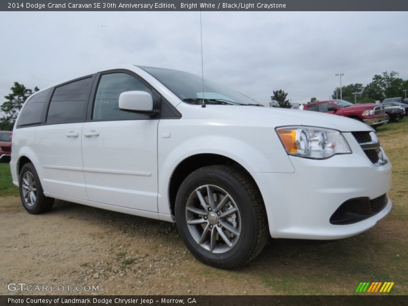 Bright White / Black/Light Graystone 2014 Dodge Grand Caravan SE 30th Anniversary Edition