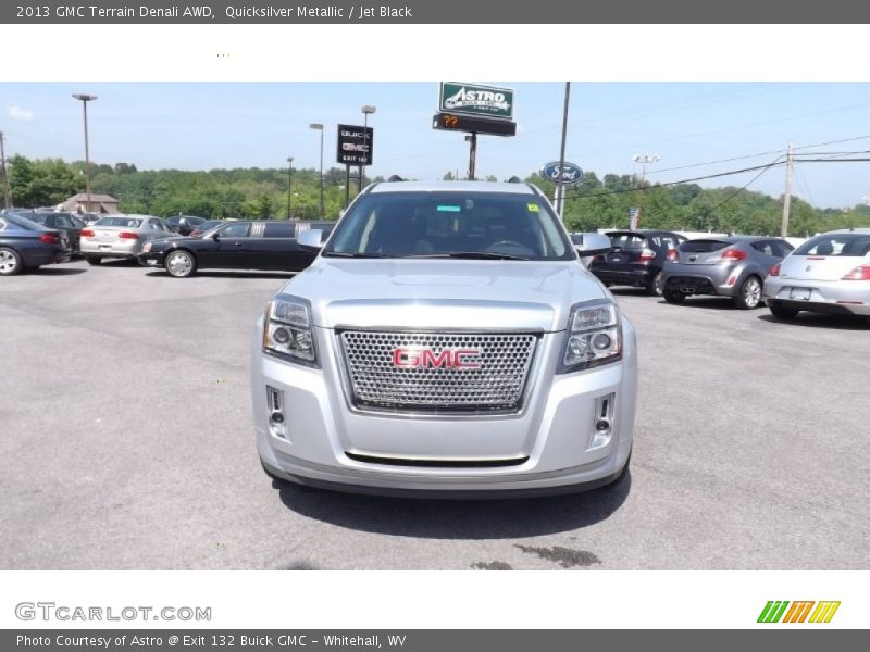 Quicksilver Metallic / Jet Black 2013 GMC Terrain Denali AWD