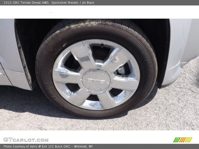 Quicksilver Metallic / Jet Black 2013 GMC Terrain Denali AWD