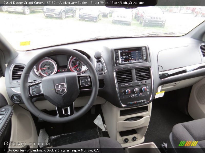 Bright White / Black/Light Graystone 2014 Dodge Grand Caravan SE 30th Anniversary Edition