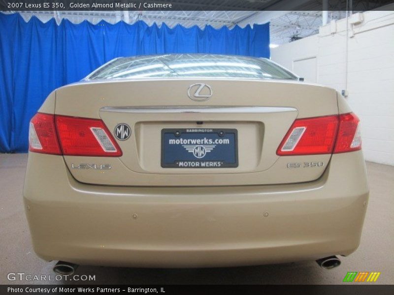 Golden Almond Metallic / Cashmere 2007 Lexus ES 350