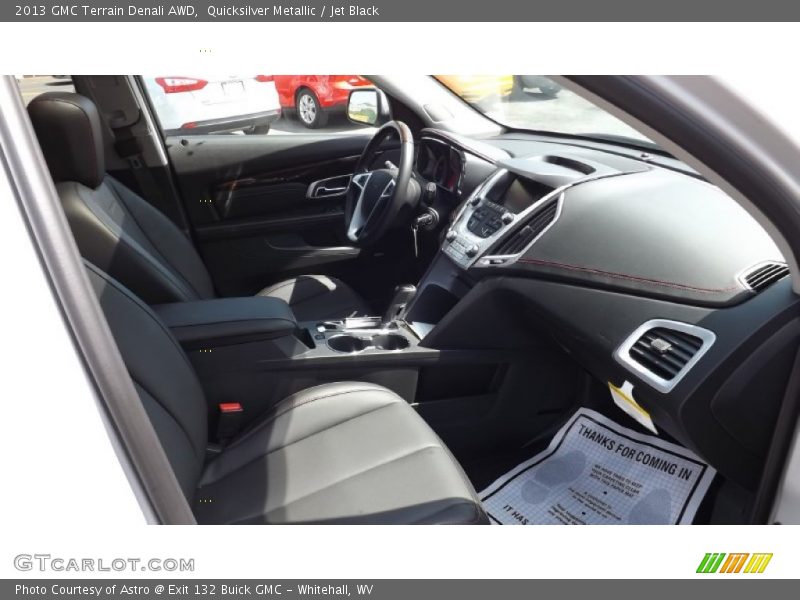 Quicksilver Metallic / Jet Black 2013 GMC Terrain Denali AWD
