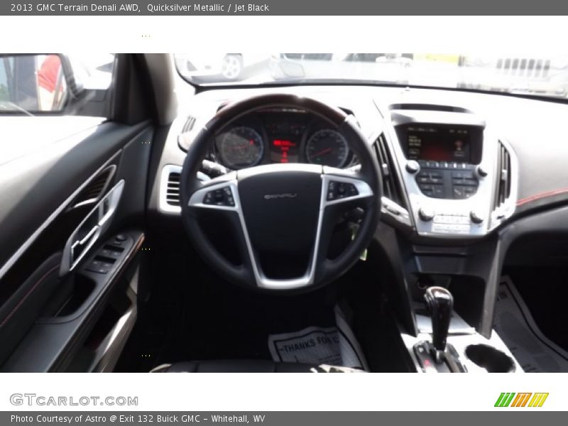 Quicksilver Metallic / Jet Black 2013 GMC Terrain Denali AWD