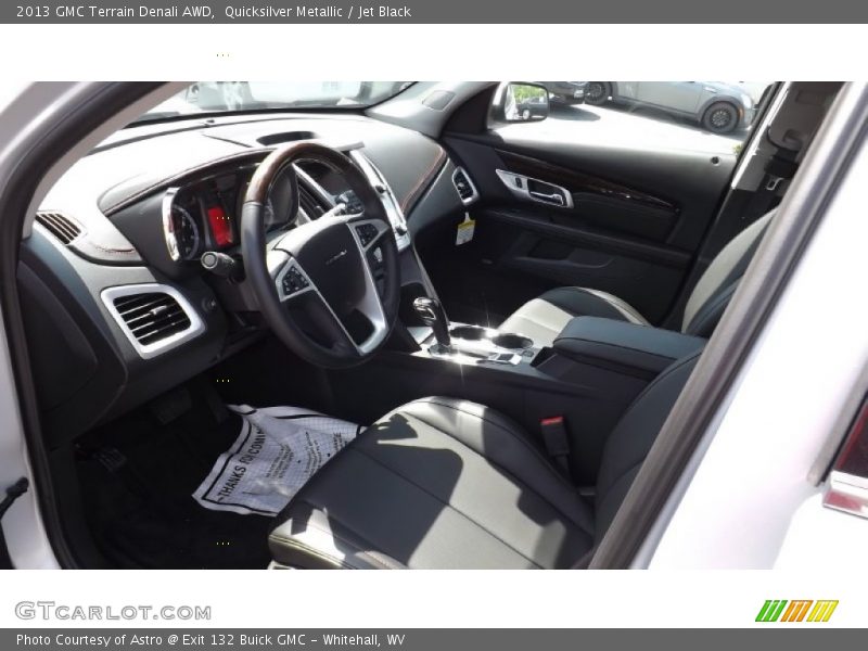 Quicksilver Metallic / Jet Black 2013 GMC Terrain Denali AWD