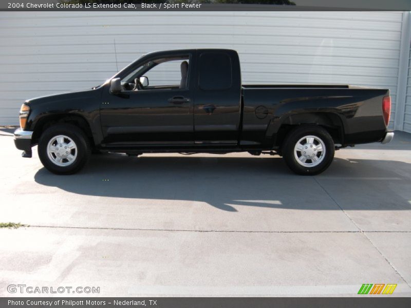 Black / Sport Pewter 2004 Chevrolet Colorado LS Extended Cab