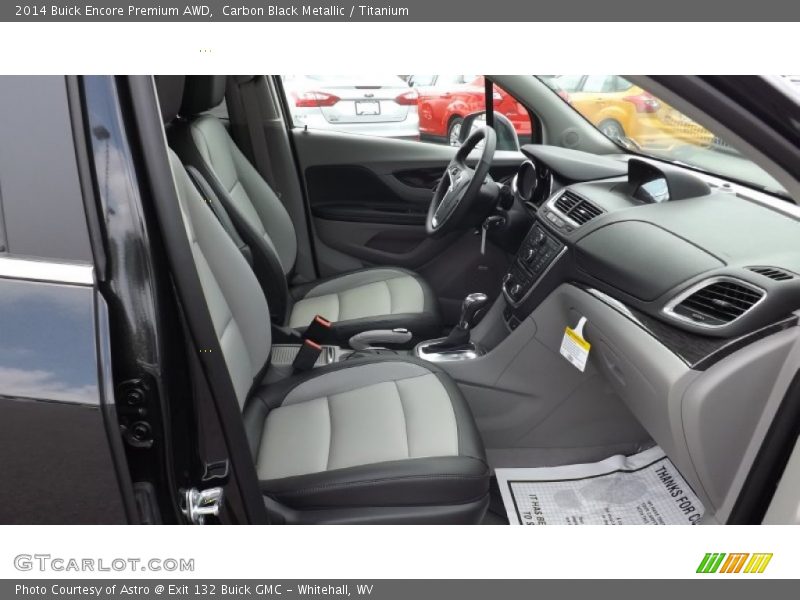 Carbon Black Metallic / Titanium 2014 Buick Encore Premium AWD