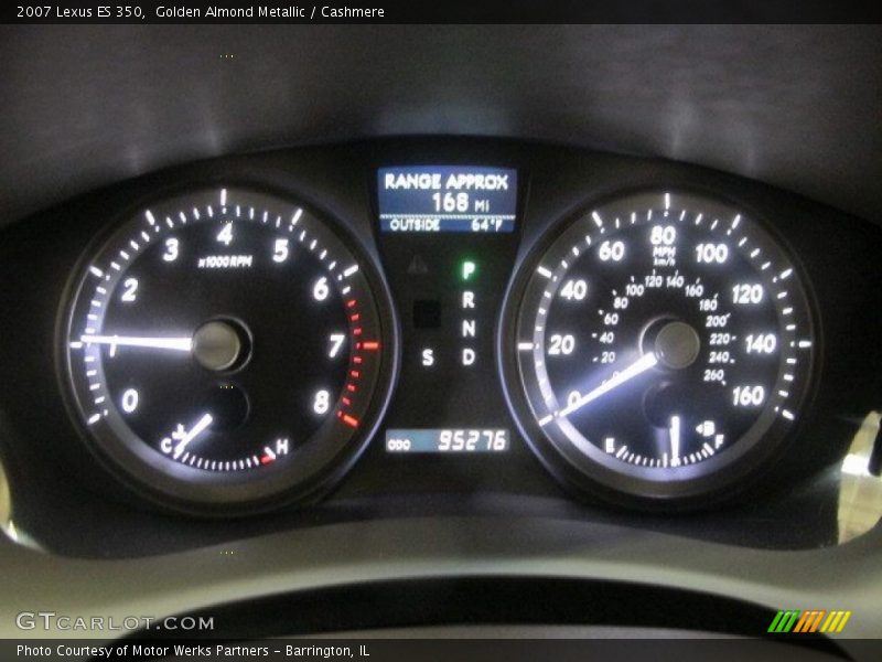Golden Almond Metallic / Cashmere 2007 Lexus ES 350