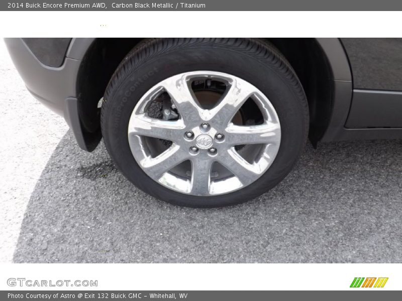 Carbon Black Metallic / Titanium 2014 Buick Encore Premium AWD