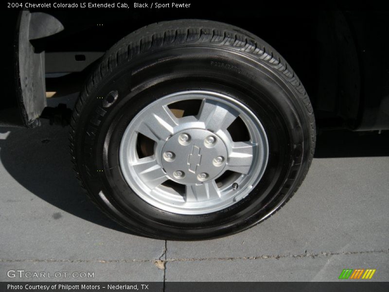 Black / Sport Pewter 2004 Chevrolet Colorado LS Extended Cab