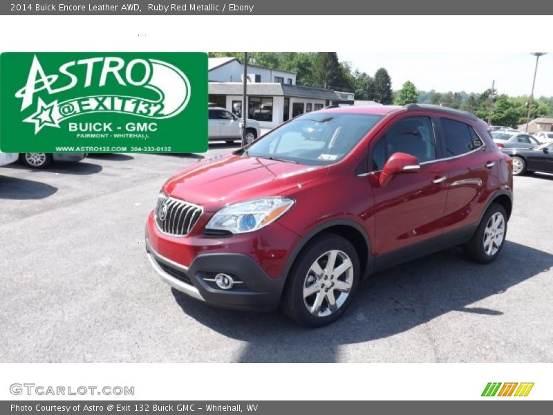 Ruby Red Metallic / Ebony 2014 Buick Encore Leather AWD