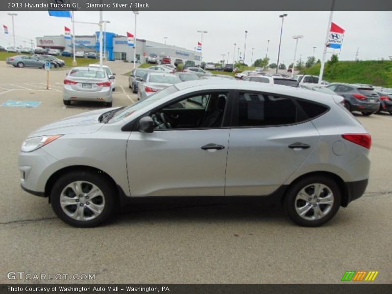 Diamond Silver / Black 2013 Hyundai Tucson GL