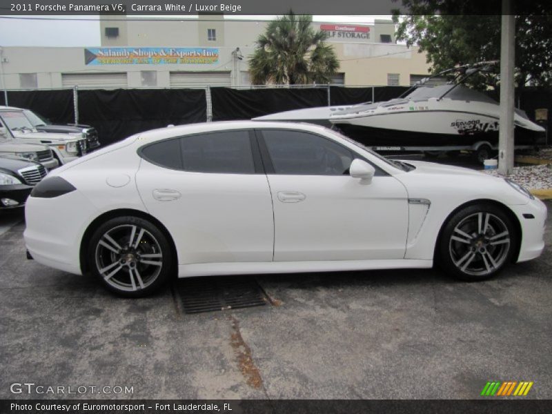 Carrara White / Luxor Beige 2011 Porsche Panamera V6