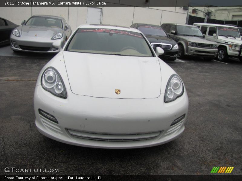 Carrara White / Luxor Beige 2011 Porsche Panamera V6