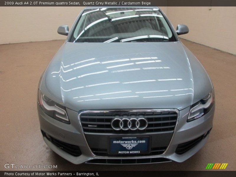 Quartz Grey Metallic / Cardamom Beige 2009 Audi A4 2.0T Premium quattro Sedan