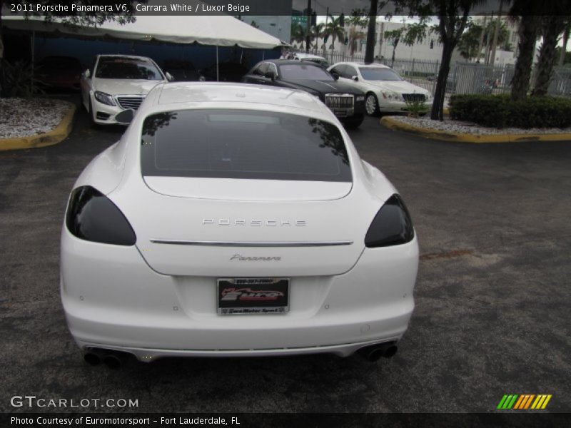Carrara White / Luxor Beige 2011 Porsche Panamera V6