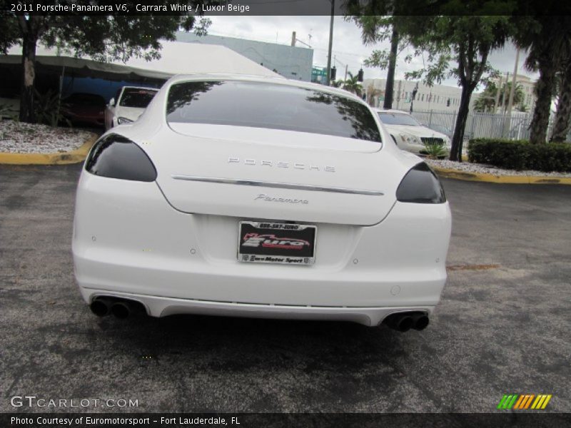 Carrara White / Luxor Beige 2011 Porsche Panamera V6
