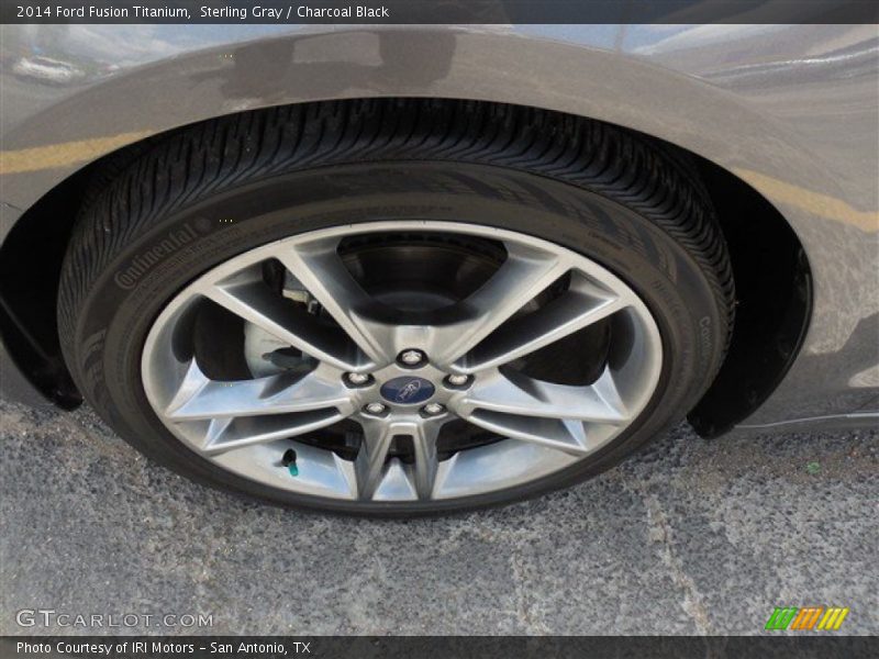 Sterling Gray / Charcoal Black 2014 Ford Fusion Titanium