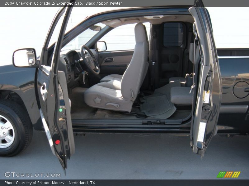 Black / Sport Pewter 2004 Chevrolet Colorado LS Extended Cab