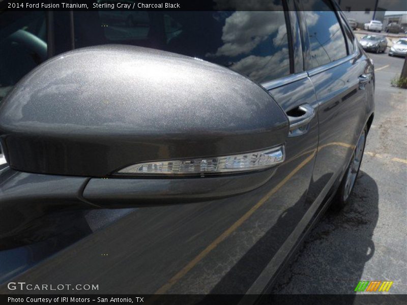 Sterling Gray / Charcoal Black 2014 Ford Fusion Titanium