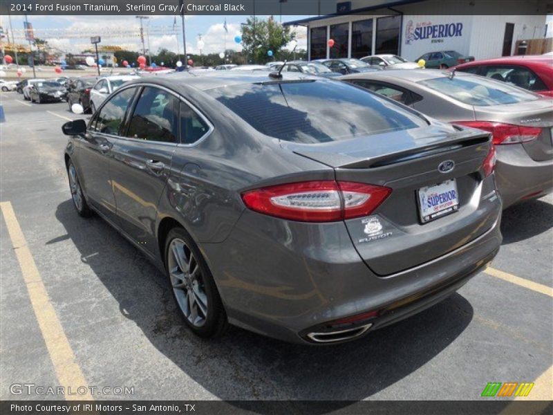 Sterling Gray / Charcoal Black 2014 Ford Fusion Titanium