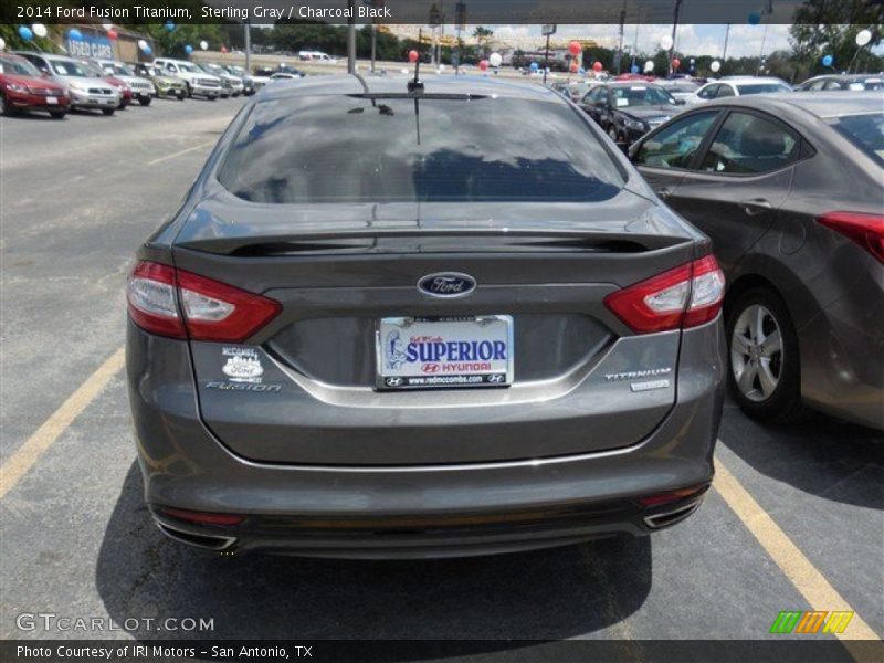 Sterling Gray / Charcoal Black 2014 Ford Fusion Titanium