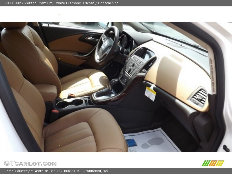 White Diamond Tricoat / Choccachino 2014 Buick Verano Premium