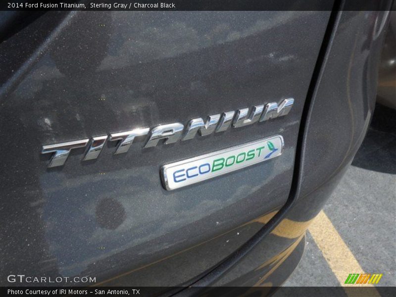 Sterling Gray / Charcoal Black 2014 Ford Fusion Titanium