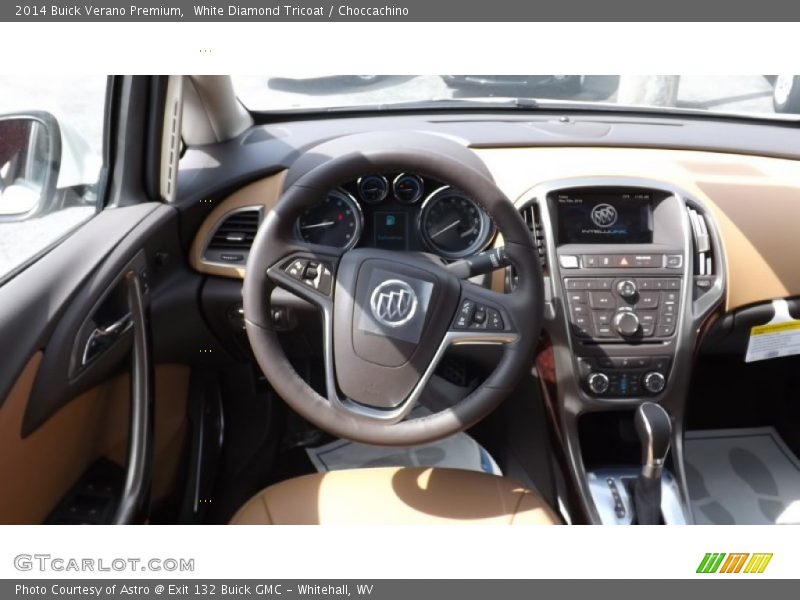 White Diamond Tricoat / Choccachino 2014 Buick Verano Premium