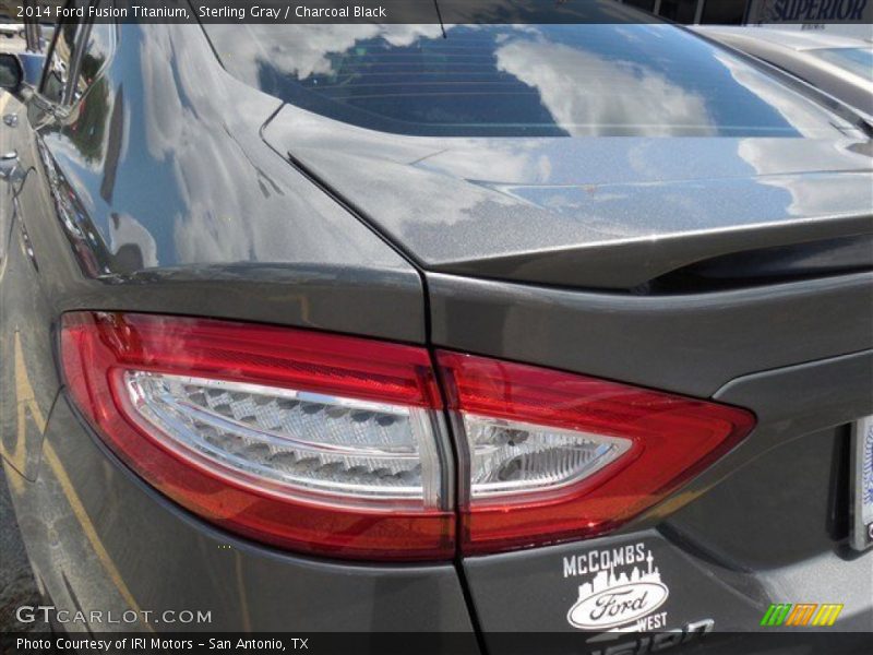 Sterling Gray / Charcoal Black 2014 Ford Fusion Titanium