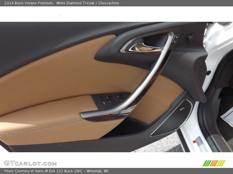 White Diamond Tricoat / Choccachino 2014 Buick Verano Premium