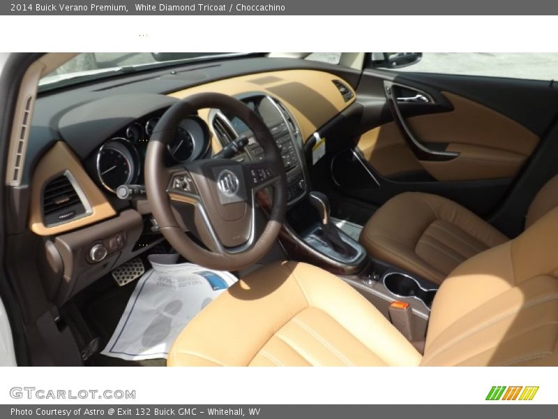 White Diamond Tricoat / Choccachino 2014 Buick Verano Premium