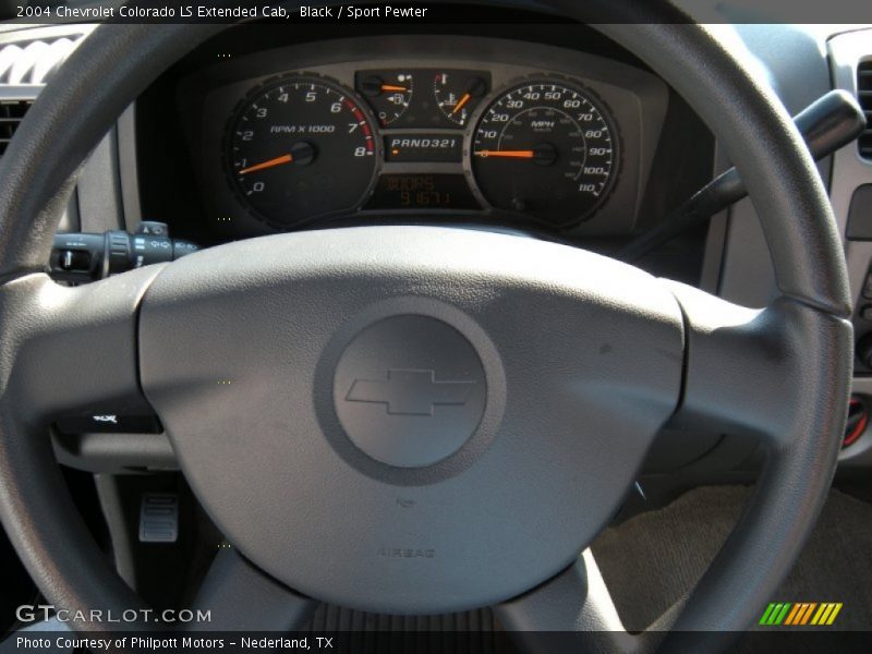 Black / Sport Pewter 2004 Chevrolet Colorado LS Extended Cab