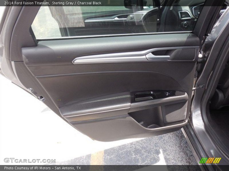 Sterling Gray / Charcoal Black 2014 Ford Fusion Titanium