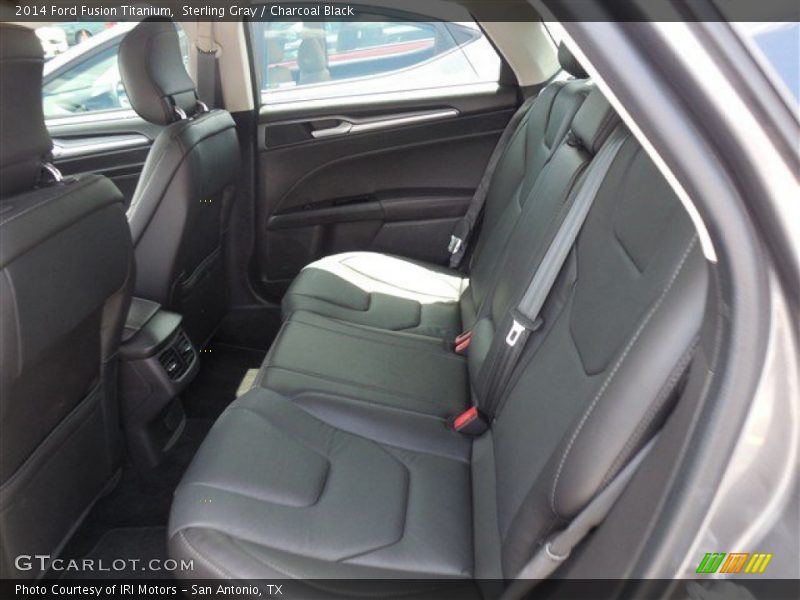 Sterling Gray / Charcoal Black 2014 Ford Fusion Titanium