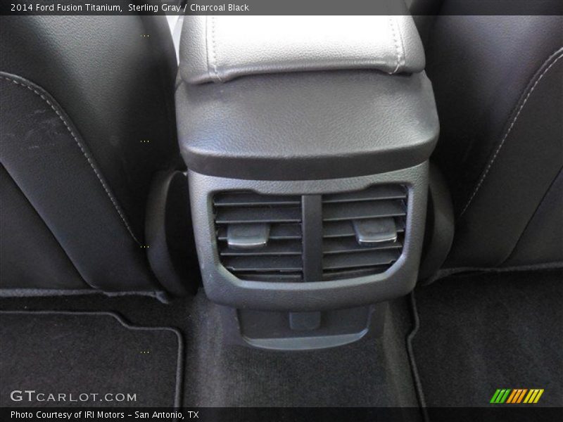 Sterling Gray / Charcoal Black 2014 Ford Fusion Titanium