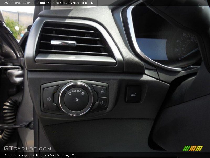 Sterling Gray / Charcoal Black 2014 Ford Fusion Titanium