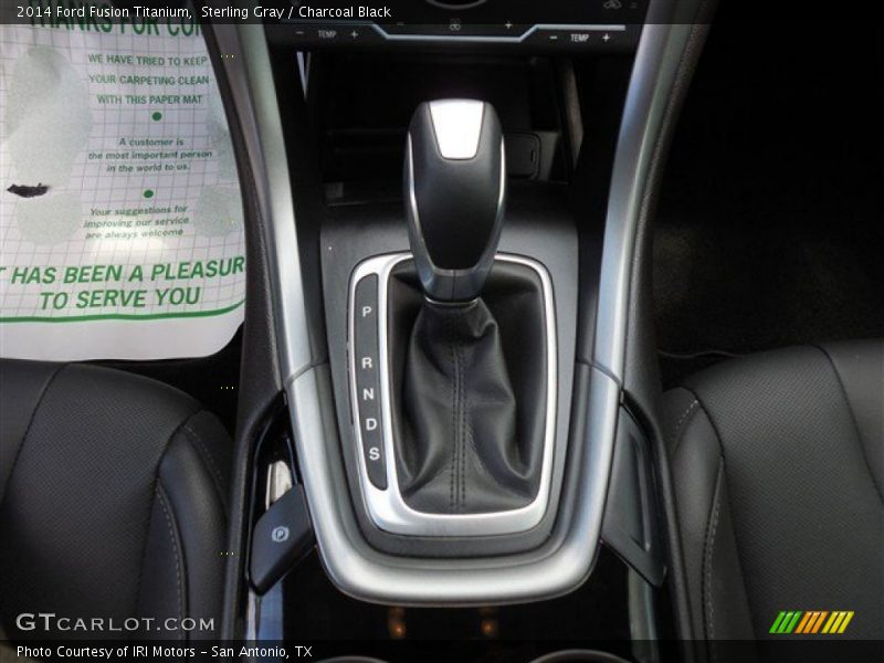 Sterling Gray / Charcoal Black 2014 Ford Fusion Titanium