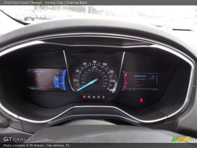 Sterling Gray / Charcoal Black 2014 Ford Fusion Titanium