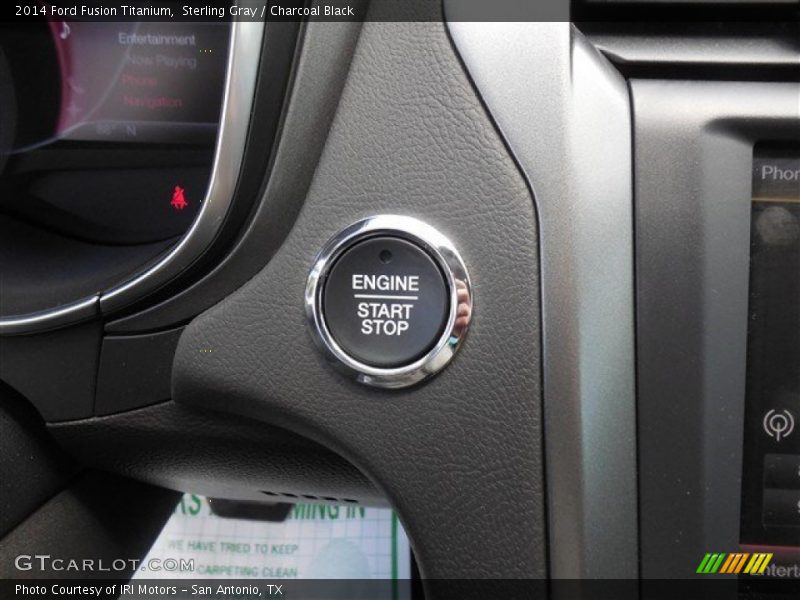 Sterling Gray / Charcoal Black 2014 Ford Fusion Titanium