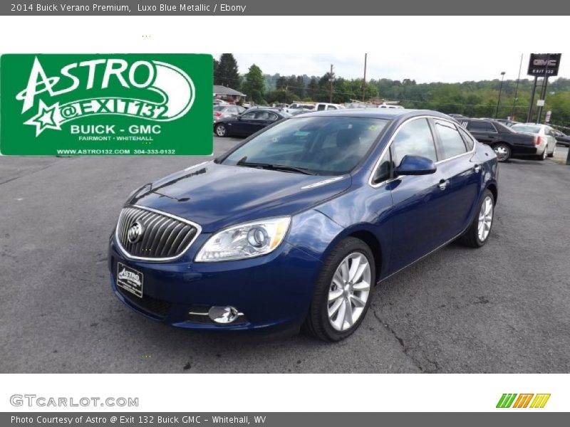 Luxo Blue Metallic / Ebony 2014 Buick Verano Premium
