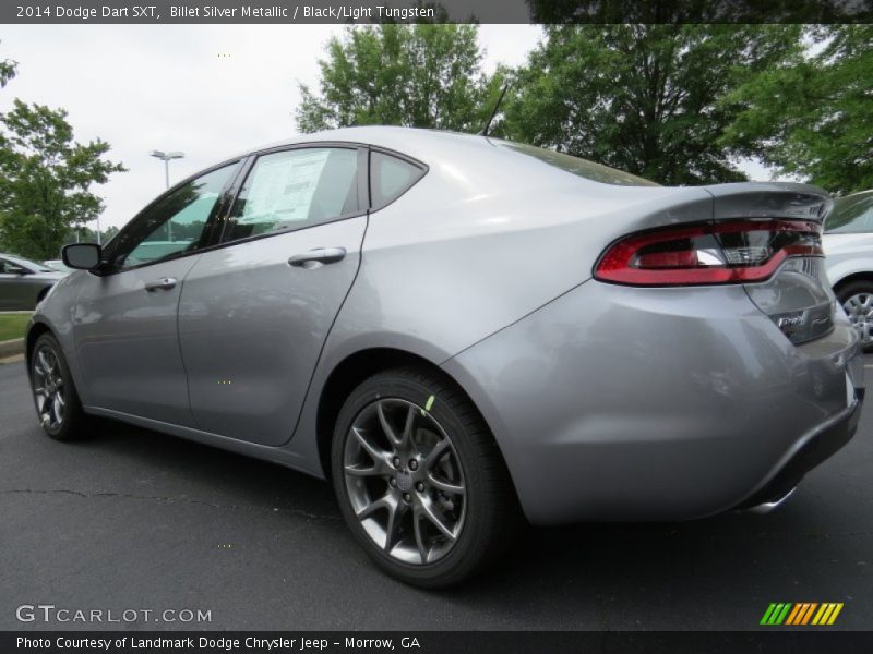 Billet Silver Metallic / Black/Light Tungsten 2014 Dodge Dart SXT