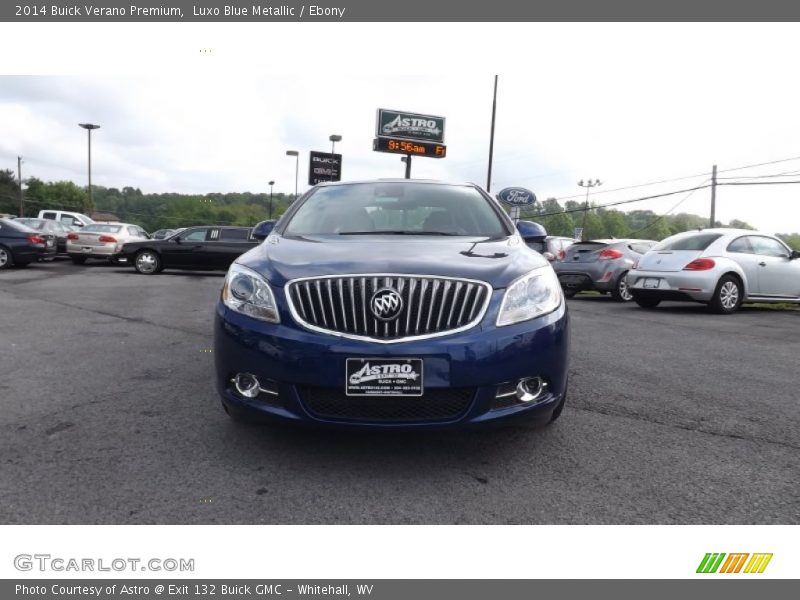 Luxo Blue Metallic / Ebony 2014 Buick Verano Premium